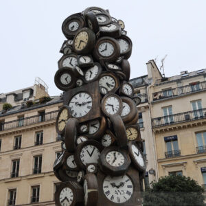 Clock Sculpture, Gare Saint Lazare, Paris