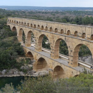 Pont du Gard Roman Aqueduct, Nimes