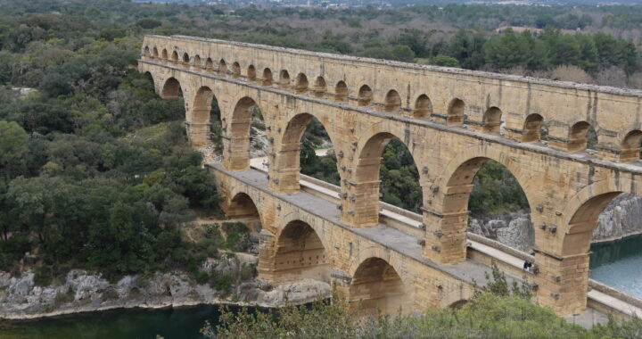 Pont du Gard Roman Aqueduct, Nimes