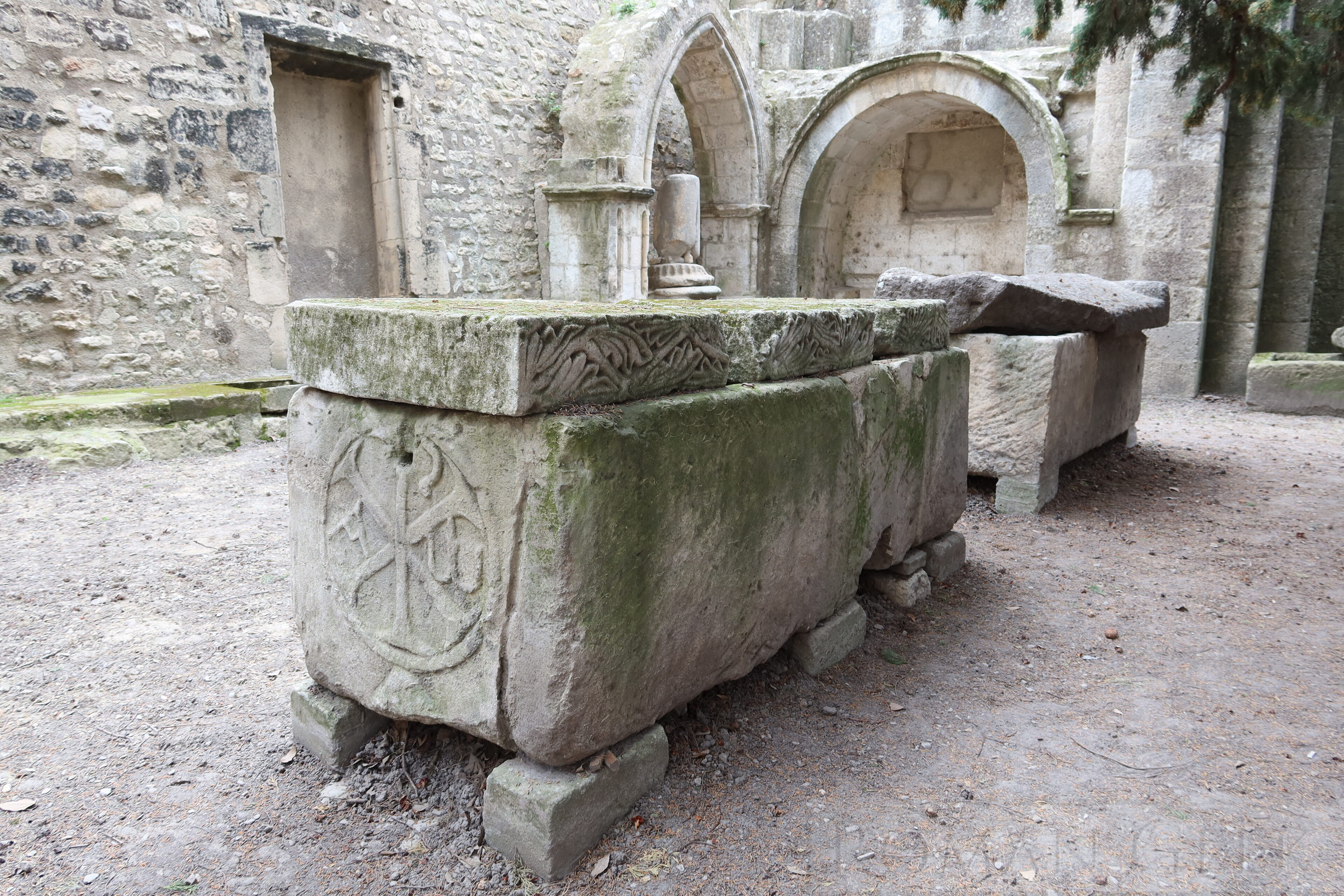 Chi Rho Symbol, Les Alyscamps, Arles