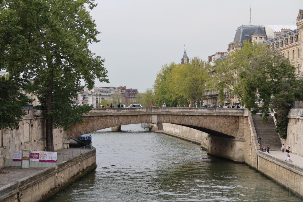 Le Petit Pont, on the site of the Roman Bridge, Paris