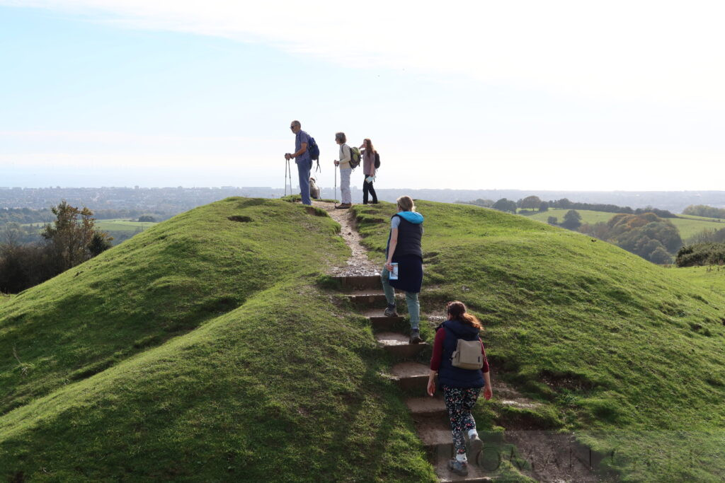 Cissbury Ring is a Neolithic Flint Mine and the second largest Iron Age Hillfort in Europe.