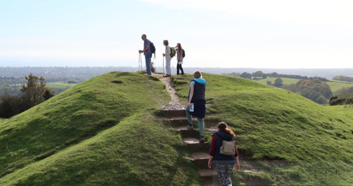 Cissbury Ring is a Neolithic Flint Mine and the second largest Iron Age Hillfort in Europe.
