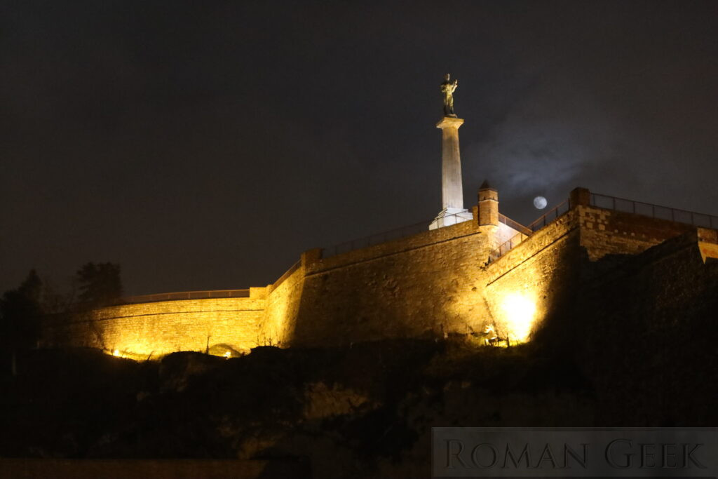 The Belgrade Fortress consists of the old citadel (Upper and Lower Town) and Kalemegdan Park