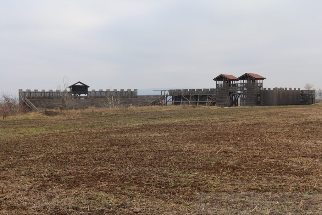 Viminacium reconstructed Amphitheatre and Gate
