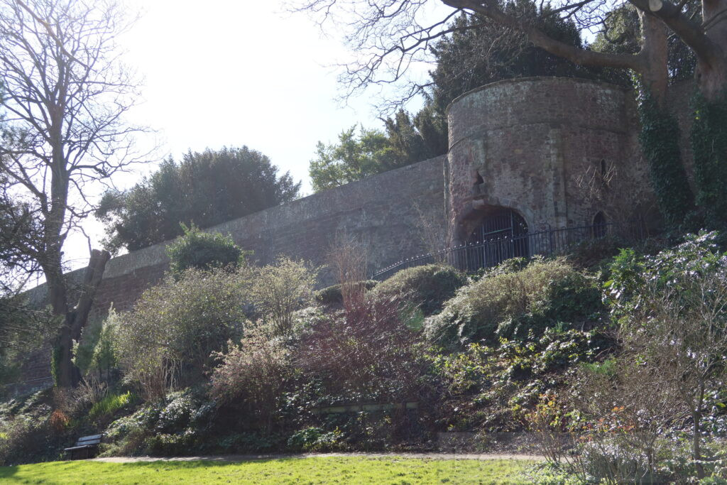 The circuit of Exeter Roman Walls is 70% intact.